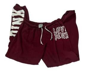 Victoria's Secret PINK Sweat Pants Slim Vintage Graphic Logo Lounge Skinny